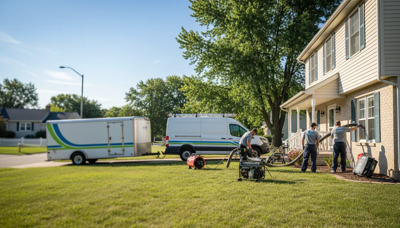 Flooded Basement Restoration And Cleanup With Repair in La Pointe, WI near me